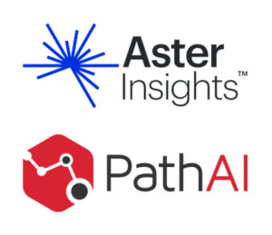 Aster Insights and PathAI logos